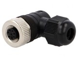 Mufă M12 8 PIN Mamă pe Cablu IP67