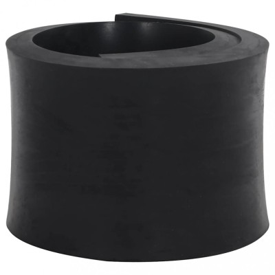 vidaXL Margine de cauciuc pentru plug de zăpadă negru 120x15x2 cm foto