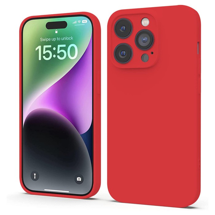 Husa BestCase&reg; Premium Silicon, Compatibila Cu Apple iPhone 14 Pro Max, 1.2MM