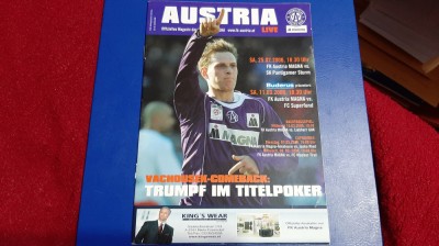 program FK Austria Magna - SK Puntigamer Sturm foto