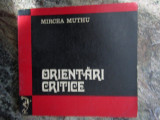 Mircea Muthu - Orientari critice