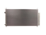 Condensator climatizare Honda Civic, 02.2012-12.2016, motor 1.4, 74 kw; 1.8, 104 kw benzina, cutie manuala/automata, full aluminiu brazat, 705 (665)x
