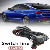 Cablaj cu intrerupator, releu si siguranta pentru montarea barelor sau a proiectoarelor LED, AVEX