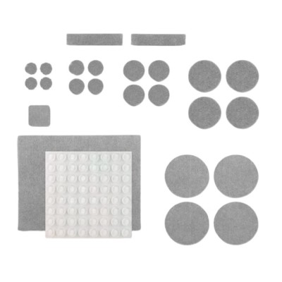 Set 215 tampoane adezive pentru protectie mobila X Protector, pasla, cauciuc, gri foto