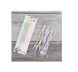 Set 10 Lumanari Tort Aniversare Colorate - Decor Petrecere, Diverse Culori