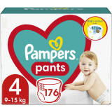 Scutece Pampers Pants, Nr 4, 9-15 Kg, 176 bucati