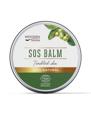 Balsam SOS cu oxid de Zinc pentru piele cu probleme, bio, 60ml, Wooden Spoon foto