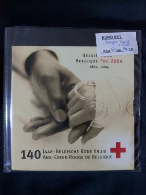 Belgia 2004 - Set complet de euro bancar de la 1 cent la 2 euro + medal BU foto