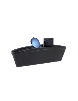 Organizator Auto Tip Buzunar din Piele ECO Negru foto