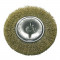 Perie sarma de alama Proline, 75 mm, tip circular cu tija