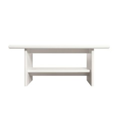 Masuta cafea DTD laminat alb alpin Kentak 130x65x51 cm