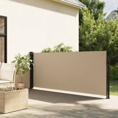 vidaXL Copertină laterală retractabilă, bej, 120 x 600 cm 4004495