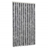 Cumpara ieftin Perdea pentru insecte, gri si negru, 100x230 cm, chenille