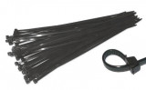 Coliere de plastic Breckner negru 430x3.6 mm 100buc Kft Auto