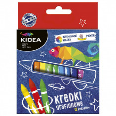 Set 12 creioane colorate, Kidea KG12KA