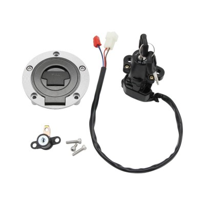 Lockset Yamaha XT660 XT660Z Tenere MT03 R6 R1 XJ6F XJ6N FJ09 FZ1S FZ09 FZ07 XVS1300 Set incuietoare capac rezervor combustibil cu cheie foto