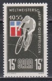 SAAR 1955 - Campionatul Mondial de Ciclism, MNH