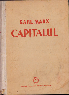 HST 387SP Capitalul 1951 Karl Marx volumul II cartea II foto