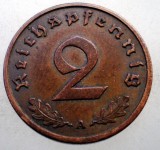 2.605 GERMANIA 2 REICHSPFENNIG 1937 A