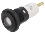 Lampă de control LED albă 12V &Oslash;16mm