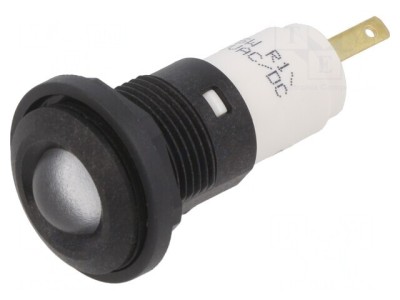 Lampă de control LED albă 12V &amp;Oslash;16mm foto