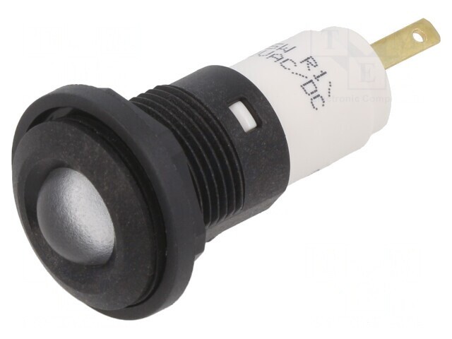 Lampă de control LED albă 12V &Oslash;16mm