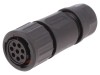 Conector Circular Mamă Amphenol 8 Pin IP68 RTS6BS14N8S03 (13A 500V) pentru Cablu 5-14mm
