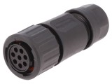 Conector Circular Mufă pe Cablu 8 Pin Mamă fără Contacte