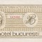 RSR Tichet Bon Hotel Bucuresti 1 leu Intreprinderea Turism Hoteluri Restaurante