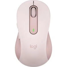 Mouse Wireless Nou LOGITECH Signature M650 Large, Dual Mode, 2000 dpi, Bluetooth, Roz