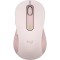 Mouse Wireless Nou LOGITECH Signature M650 Large, Dual Mode, 2000 dpi, Bluetooth, Roz