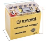 Baterie moto (I-Gel) MB9-BS (YB9-B) 12v 9ah, cu display Cod Produs: MX_NEW AKUYB9-BSXXXMOR00W