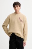 Abercrombie &amp; Fitch pulover culoarea bej, KI120-5181-118