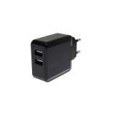 Sursă de alimentare POS POSB05310A-2USB, impuls 5V/3.1A/15.5W, adaptor alimentat, AC:CEE7/16. DC: USB x2
