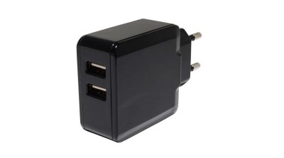 Sursă de alimentare POS POSB05310A-2USB, impuls 5V/3.1A/15.5W, adaptor alimentat, AC:CEE7/16. DC: USB x2 foto