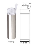 Carcasa inox pentru manson lung din cauciuc, model IGA