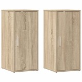 Cumpara ieftin Pantofare, 2 buc., stejar sonoma, 32x35x70 cm, PAL