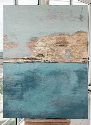 Tablou abstract peisaj marin Picturi de vanzare Tablouri de vanzare 120x80cm foto
