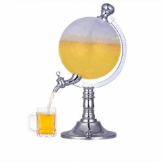 Dispenser de bauturi in forma de Glob Pamantesc foto
