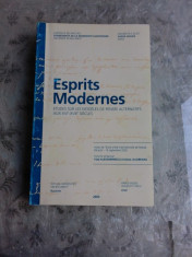 ESPRITS MODERNES - VLAD ALEXANDRESCU (CARTE IN LIMBA FRANCEZA) foto