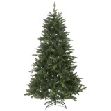 Brad artificial de Craciun Bergen, metal/plastic, verde, 180 x 115 cm