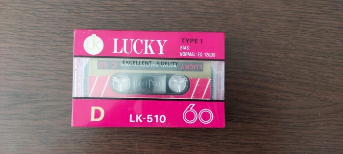 CASETA AUDIO LUCKY C-60 , LK-510 , ESTE SIGILATA .