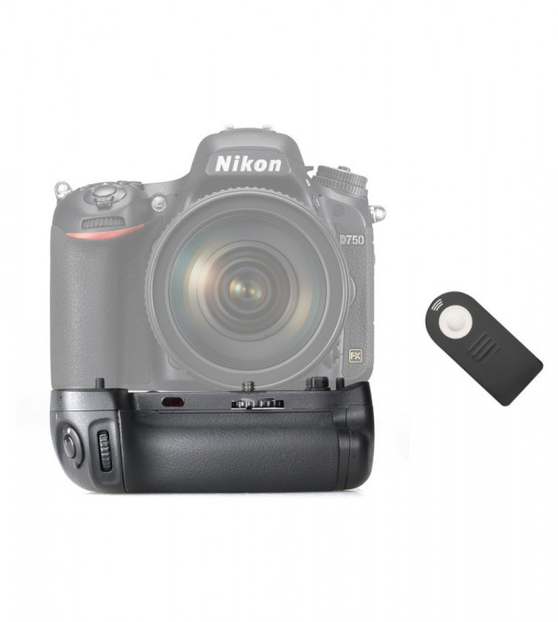 Grip Baterie compatibil cu Nikon D750 MB-D16