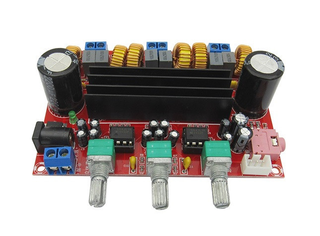 Kit amplificator 2.1, Clasa D, putere 2 x 50W + 100W, TPA3116D2