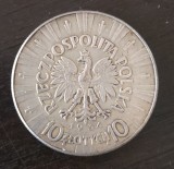 Moneda Polonia - 10 Zlotych 1934 - Posibil fals