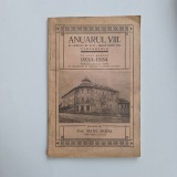 Matei Armas, Anuarul VIII al Liceului de Stat Traian Doda din Caransebes pe anul 1933-1934, Tiparul Tipografiei Diecezane