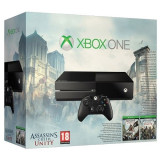 Consola XBOX One (fara Kinect) + Assassin&#039;s Creed Bundle (Black Flag &amp; Unity - Cod Voucher)