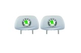 Set 2 huse tetiere , pentru gama auto Skoda