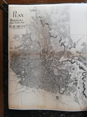 Planul Bucuresti F. Ernst 1791,dupa George Florescu,1935,Din vechiul Bucuresti foto