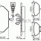 Set placute frana,frana disc VW NEW BEETLE (9C1, 1C1) (1998 - 2010) BOSCH 0 986 495 213